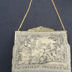 Elegant Vintage Tapestry Handbag